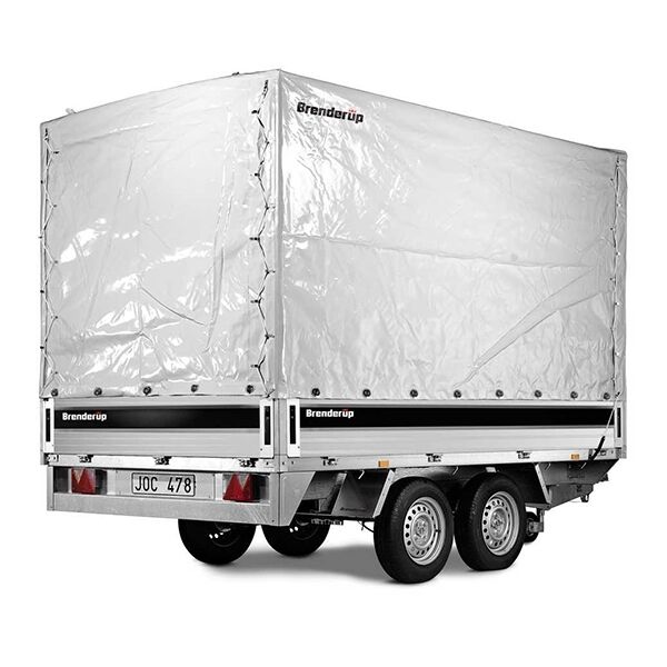 Høj presenning til Brenderup 5375 - Grå, H: 100 cm