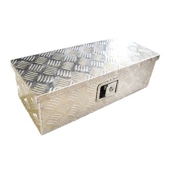 Aluminiumsværktøjskasse til trailer - L: 60 x B: 25 x H: 18 cm