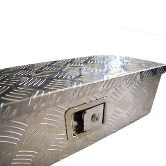 Aluminiumsværktøjskasse til trailer - L: 60 x B: 25 x H: 18 cm