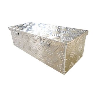 Aluminiumsværktøjskasse til trailer - L: 60 x B: 25 x H: 18 cm
