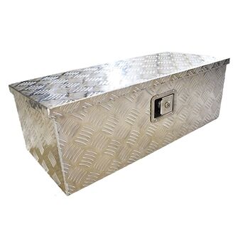 Aluminiumsværktøjskasse til trailer - L: 76 x B: 33,5 x H: 24,5 cm