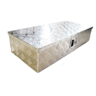 Aluminiumsværktøjskasse til trailer - L: 85 x B: 38 x H: 18 cm