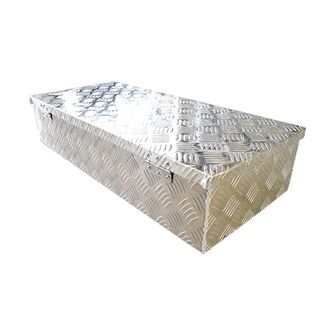 Aluminiumsværktøjskasse til trailer - L: 85 x B: 38 x H: 18 cm