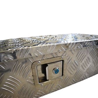 Aluminiumsværktøjskasse til trailer - L: 85 x B: 38 x H: 18 cm