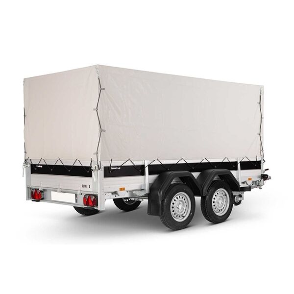 Høj presenning til Brenderup 2300 - Grå, H: 100 cm