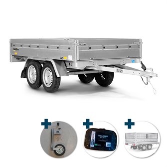 Easyline ES250ST UB trailer inkl. netsider, trailernet og næsehjul - 750 kg