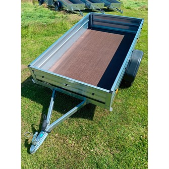 Brenderup trailer 1205 S - 500 kg - nyeste model! set skråt bagfra