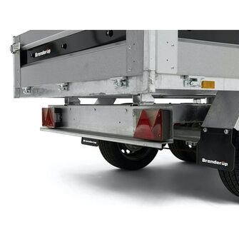 Lygtebommen bagerst kan udskiftes, for at sikrer en nem vedligeholdelse.