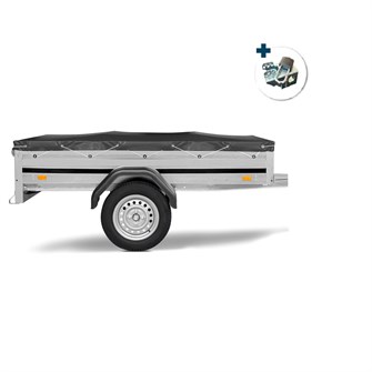 BLACK NOVEMBER: Brenderup Trailer 1203 S - 750 kg - Inkl. gratis presenning og kasselås!
