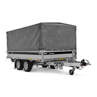 Høj presenning til Brenderup 5325 - Grå, H: 100 cm