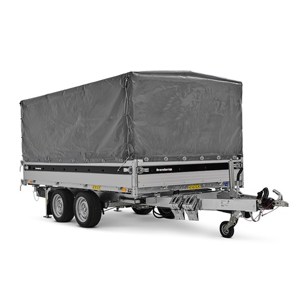 Høj presenning til Brenderup 5325 - Grå, H: 100 cm