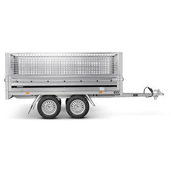 Brenderup 3251 ST trailer - 750 kg. - NYESTE MODEL - Inkl. netsider og montering - Set fra siden