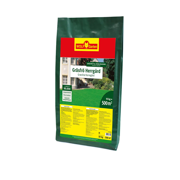 WOLF-Garten Herregård Græsfrø, 10 kg - 500 m2