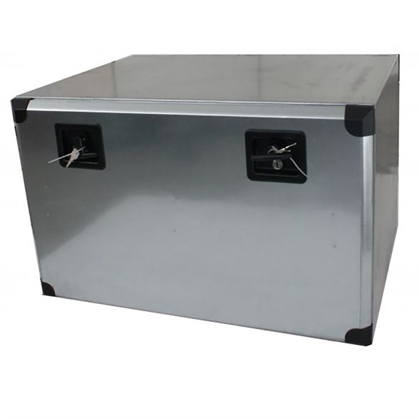 Knott værktøjskasse i galvaniseret stål - L: 60 x B: 30 x H: 30 cm