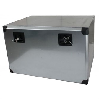 Knott værktøjskasse i galvaniseret stål - L: 120 x B: 60 x H: 50 cm