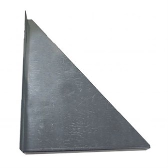 Knott - Konsol til værktøjskasse - galvaniseret stål - venstre - 460 x 360 mm