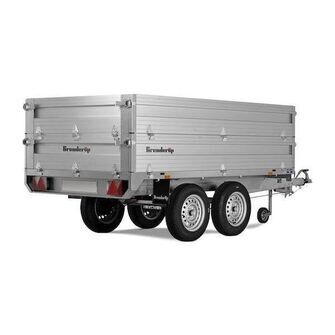 Ekstra sider i aluminium til Brenderup 4260, H:35cm. 