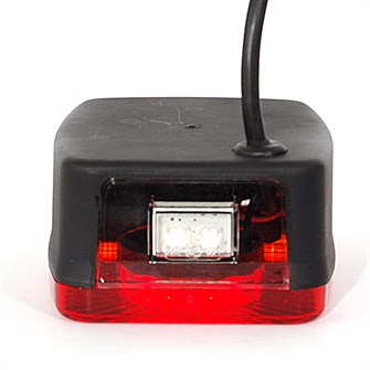 WAS LED-baglygte med nummerpladelys | Universel