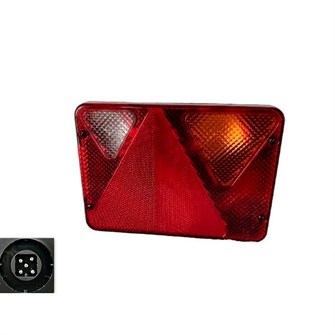 Højre baglygte - AJ.BA RL80 - 4xA med baklys