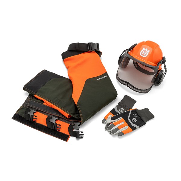 Husqvarna Sikkerhedssæt - med handsker med touchscreen-kno