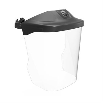 Husqvarna ansigtsskærm, klar - til høreværn