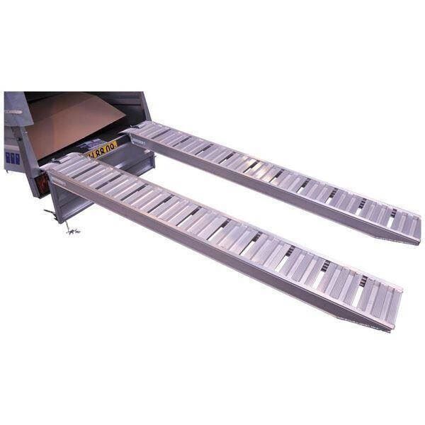 Pro Safety Ramps / Alu-ramper - 2650 x 350 x 102 mm (3500KG)