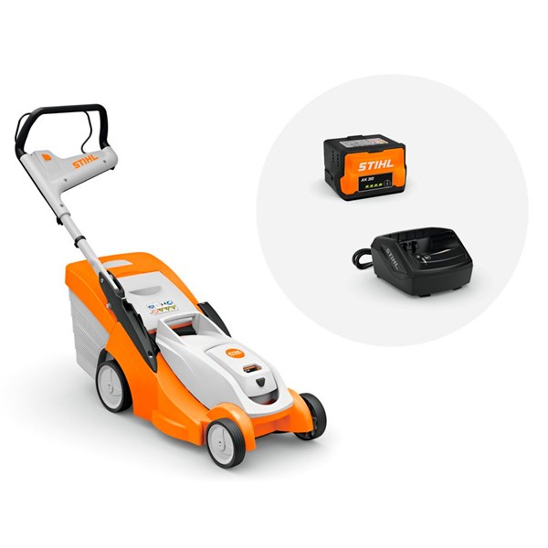 STIHL RMA 239.1 C Batteri-plæneklipper - klippebredde: 37 cm - Komplet