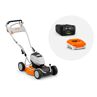 STIHL RMA 2.2 RPV Batteri-plæneklipper med ECO-mode - klippebredde: 46 cm - Inkl. batteri og lader
