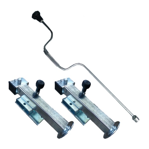 SARIS - Støtteben - sæt med 2 støtteben inkl. skruer og sikkerhedsmøtrikker til montering