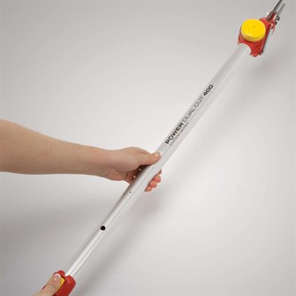 Med teleskop-skaft til en længde af op til 4 m