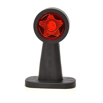 WAS LED slingrelygte med klart og rødt glas | Universel