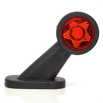 WAS LED-slingrelygte med klart og rødt glas | venstre