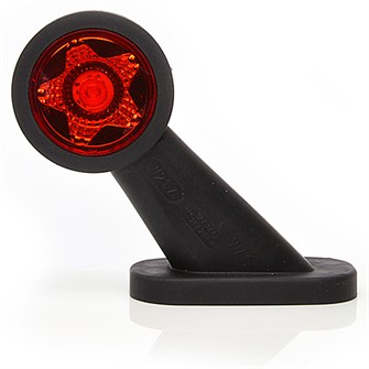 WAS LED-slingrelygte med klart og rødt glas | højre