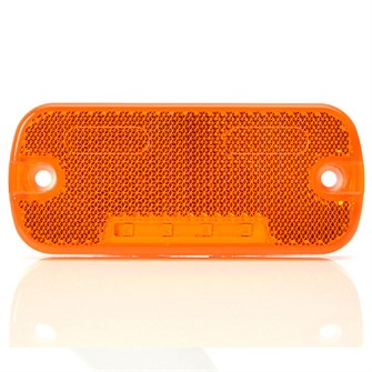 WAS Gul sidemarkeringslygte med 4 LED\'er