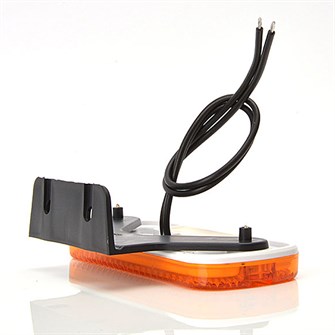 WAS Gul sidemarkeringslygte med 4 LED\'er