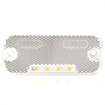 WAS hvid LED positionslygte med 4 LED´er.