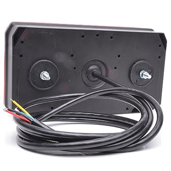 WAS HYBRID baglygte med multifunktion og refleks - LED og glødelampe | højre