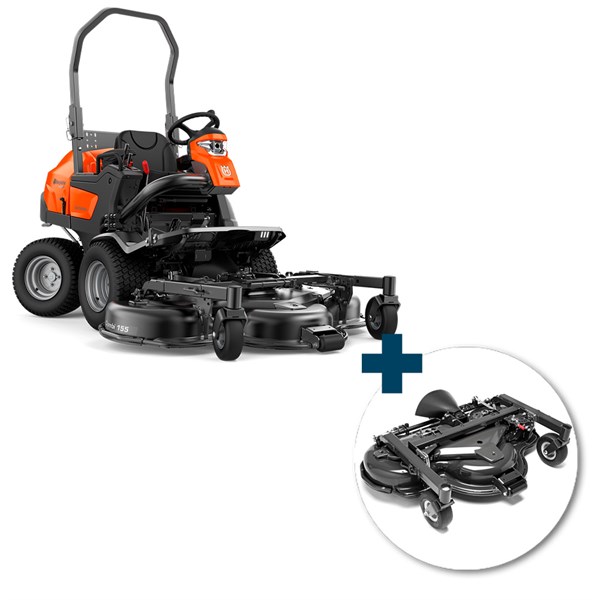 Husqvarna P 525DX uden kabine inkl. Combi 132X klippebord inkl. fri levering, montering og klargøring