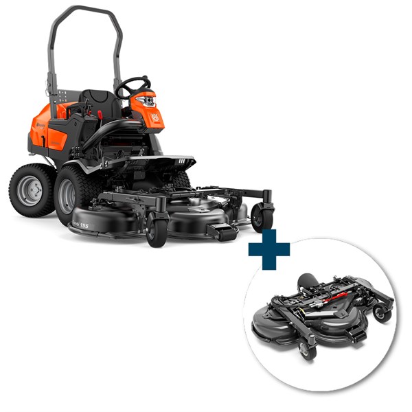 Husqvarna P 525DX uden kabine inkl. Combi 155X klippebord inkl. fri levering, montering og klargøring