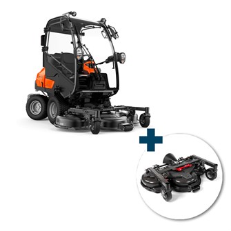 Husqvarna P525DX Rider inkl. Combi 132 klippebord inkl. fri levering, montering og klargøring