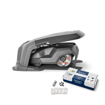 Husqvarna Automower 305 robotplæneklipper - Inkl. installation, garage, knivsæt og servicepakke