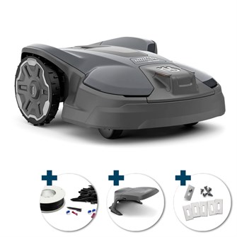 Husqvarna Automower 320 NERA 2200 m² - inkl. Garage, knivsæt & installationskit