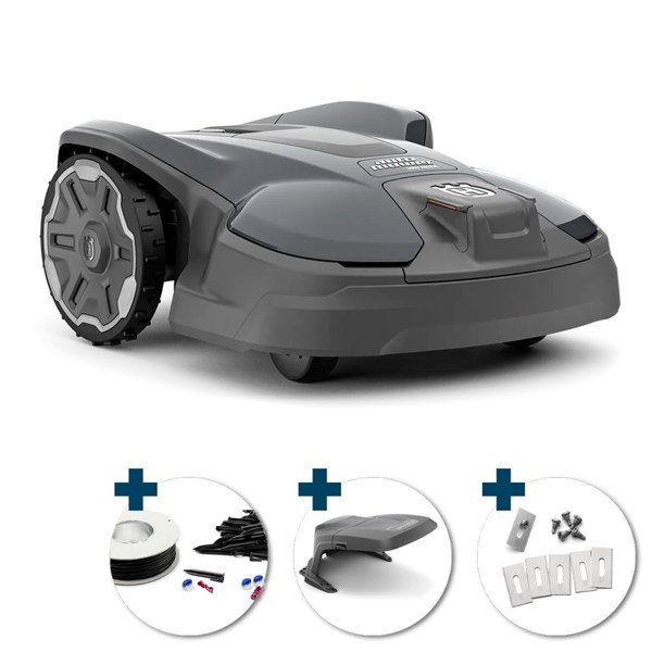 Husqvarna Automower 320 NERA 2200 m² - inkl. Garage, knivsæt & installationskit
