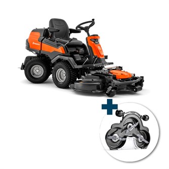 Husqvarna R 418TsX AWD Frontklipper inkl. Combi 112 klippebord inkl. fri levering, montering og klargøring
