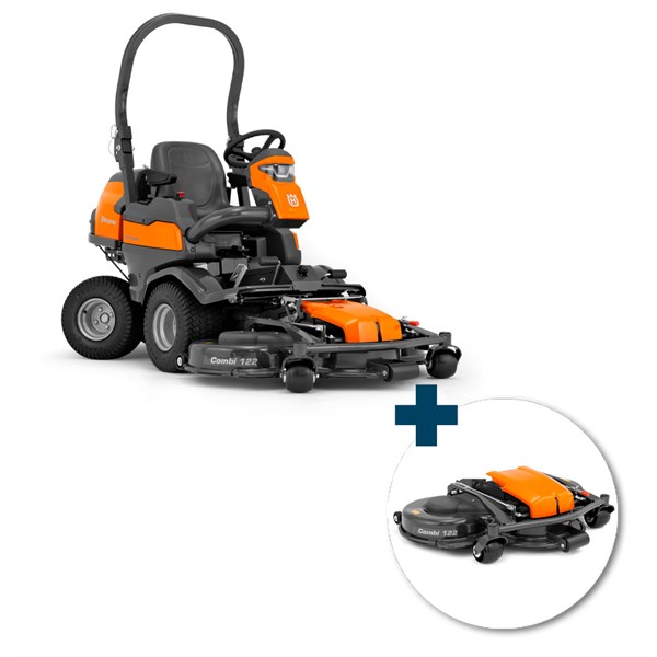 Husqvarna P 524X EFI Frontklipper inkl. Combi 122 klippebord inkl. fri levering, montering og klargøring