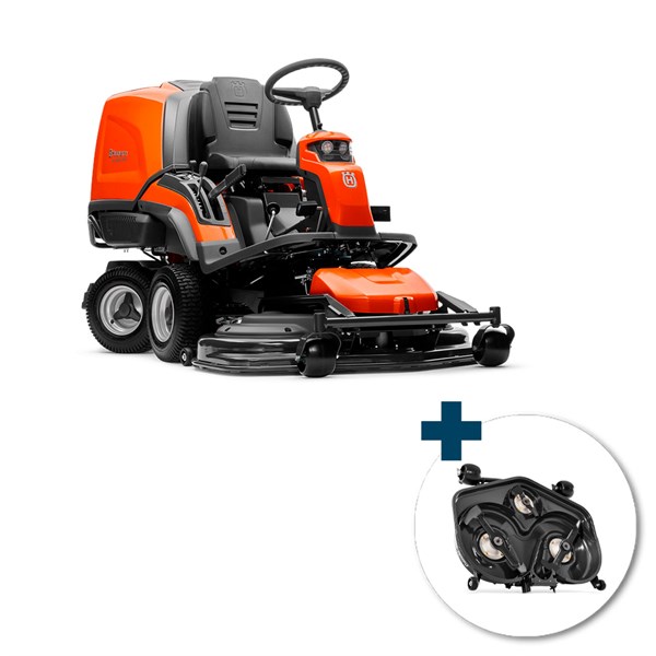 Husqvarna RC 320Ts AWD inkl. Combi 103 klippebord inkl. fri levering, montering og klargøring