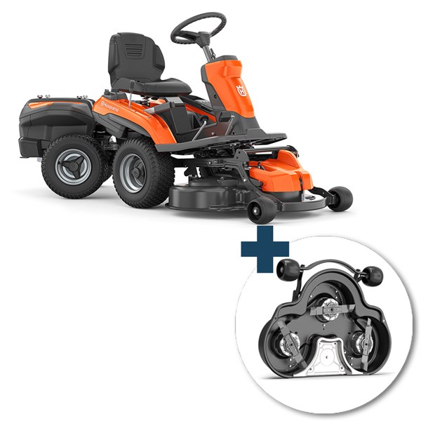 Husqvarna R 200iX Elektrisk frontklipper inkl. C94i klippebord inkl. fri levering, montering og klargøring