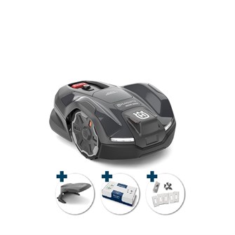 Husqvarna Automower® 405XE NERA 600 m² - inkl. Garage, knivsæt & installationskit