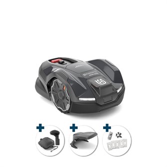 Husqvarna Automower® 405XE NERA 900 m² - inkl. Garage, knivsæt & EPOS Plug-in Kit