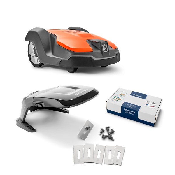 Husqvarna Automower 520 - 2.400 m² - Inkl. Garage, knivsæt & installation